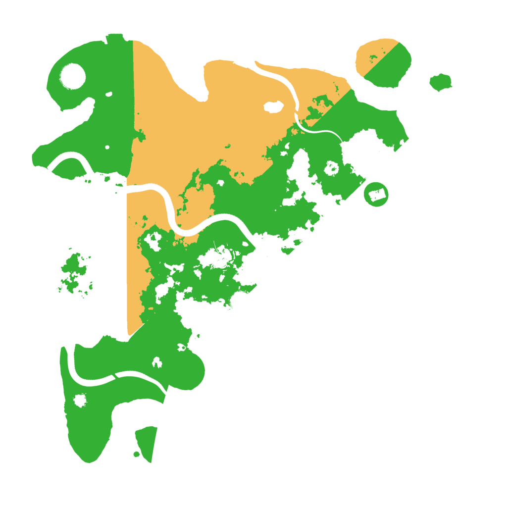 Biome Rust Map: Procedural Map, Size: 3500, Seed: 353417458