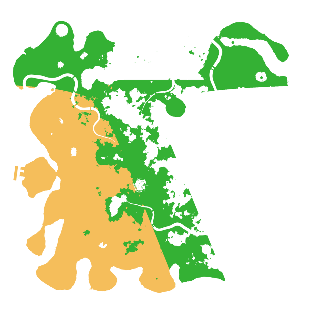Biome Rust Map: Procedural Map, Size: 4500, Seed: 32351607