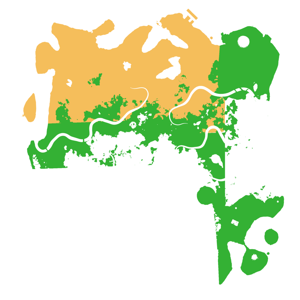 Biome Rust Map: Procedural Map, Size: 4500, Seed: 316439294