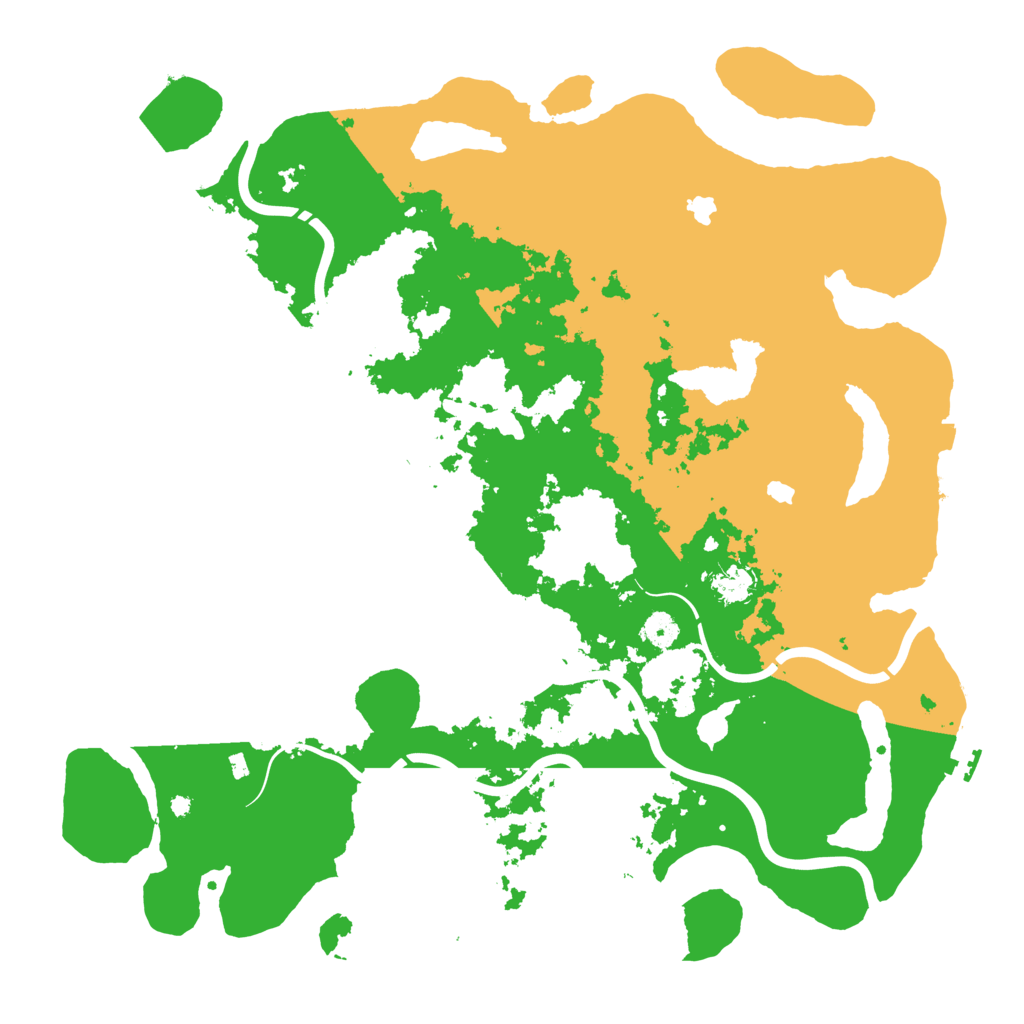 Biome Rust Map: Procedural Map, Size: 4500, Seed: 1154650347