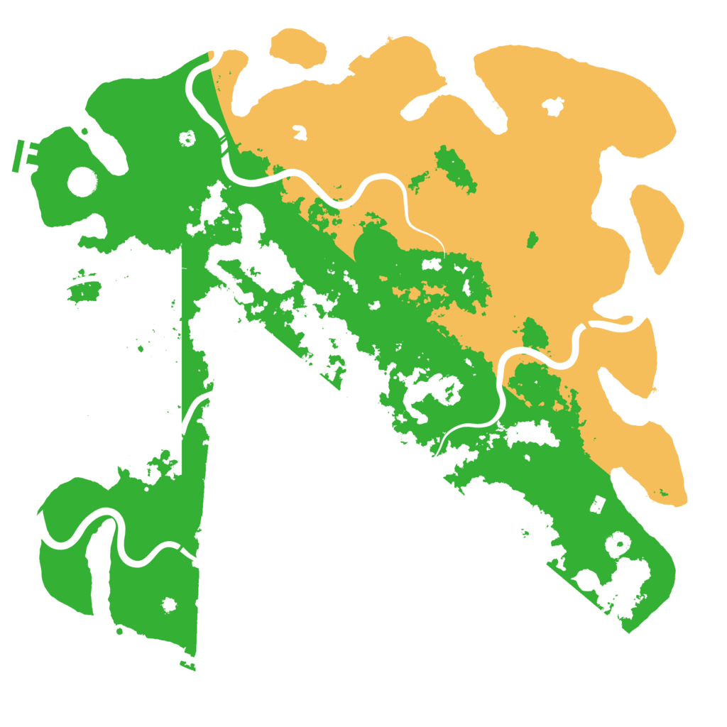 Biome Rust Map: Procedural Map, Size: 4500, Seed: 1333097946