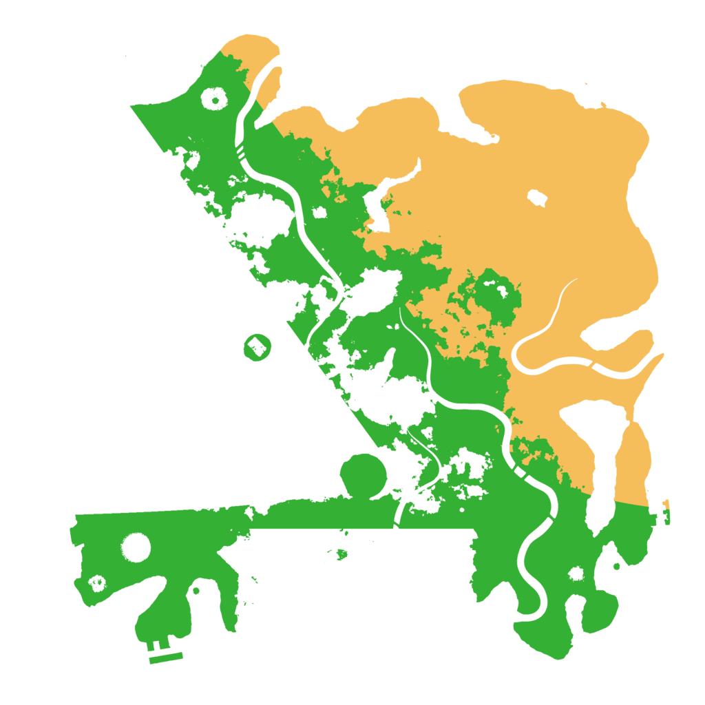 Biome Rust Map: Procedural Map, Size: 4250, Seed: 345678