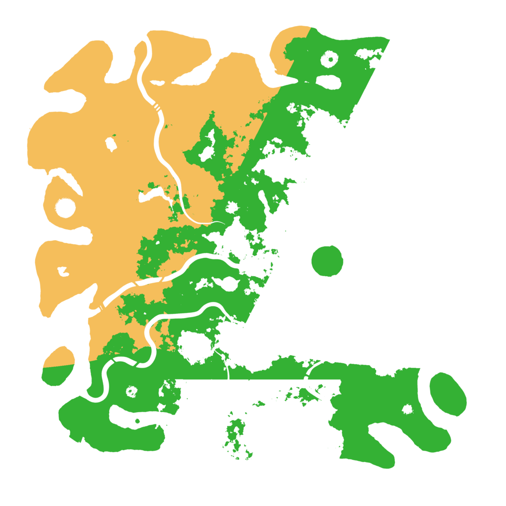 Biome Rust Map: Procedural Map, Size: 4500, Seed: 1566442616