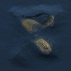 Thumbnail Rust Map: Procedural Map, Size: 1000, Seed: 218736057, 1 Monuments