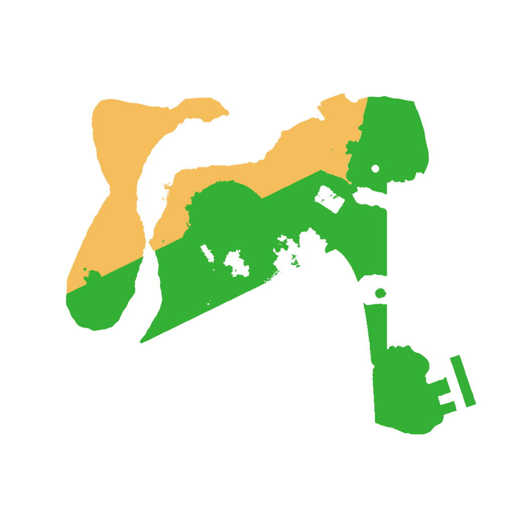 Biome Rust Map: Procedural Map, Size: 2000, Seed: 171718