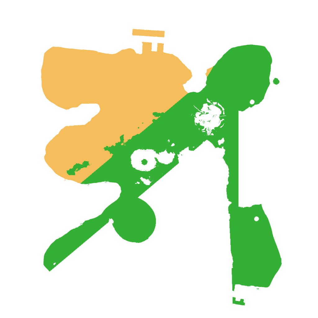 Biome Rust Map: Procedural Map, Size: 2000, Seed: 1628485221