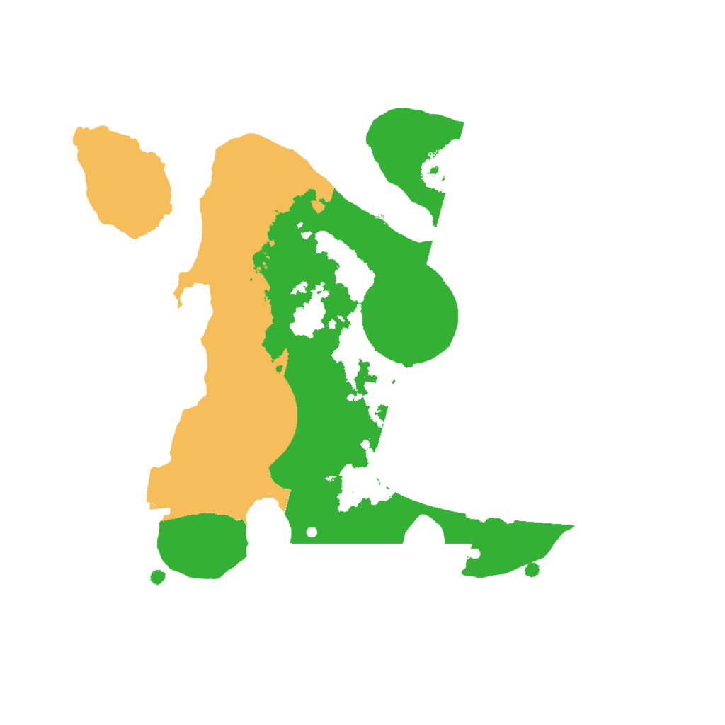 Biome Rust Map: Procedural Map, Size: 2000, Seed: 219378
