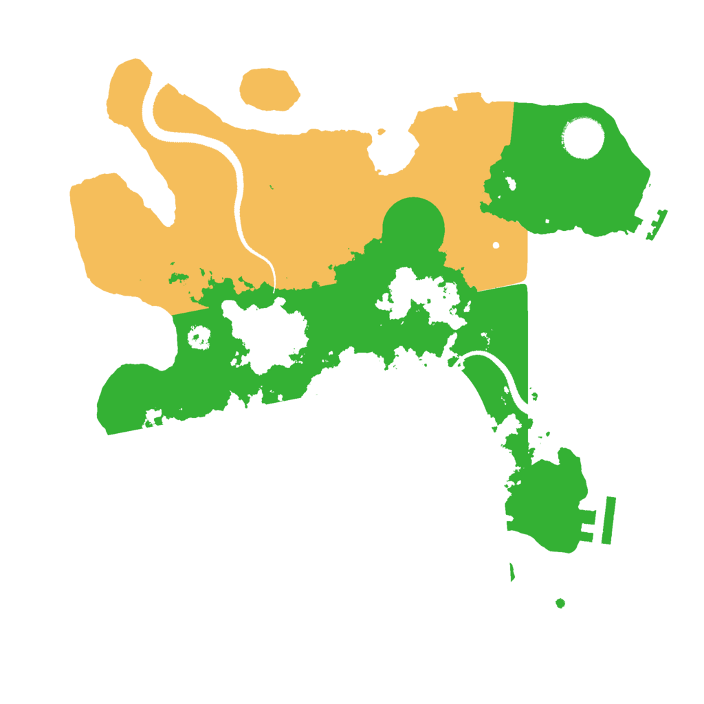 Biome Rust Map: Procedural Map, Size: 3000, Seed: 1235217890