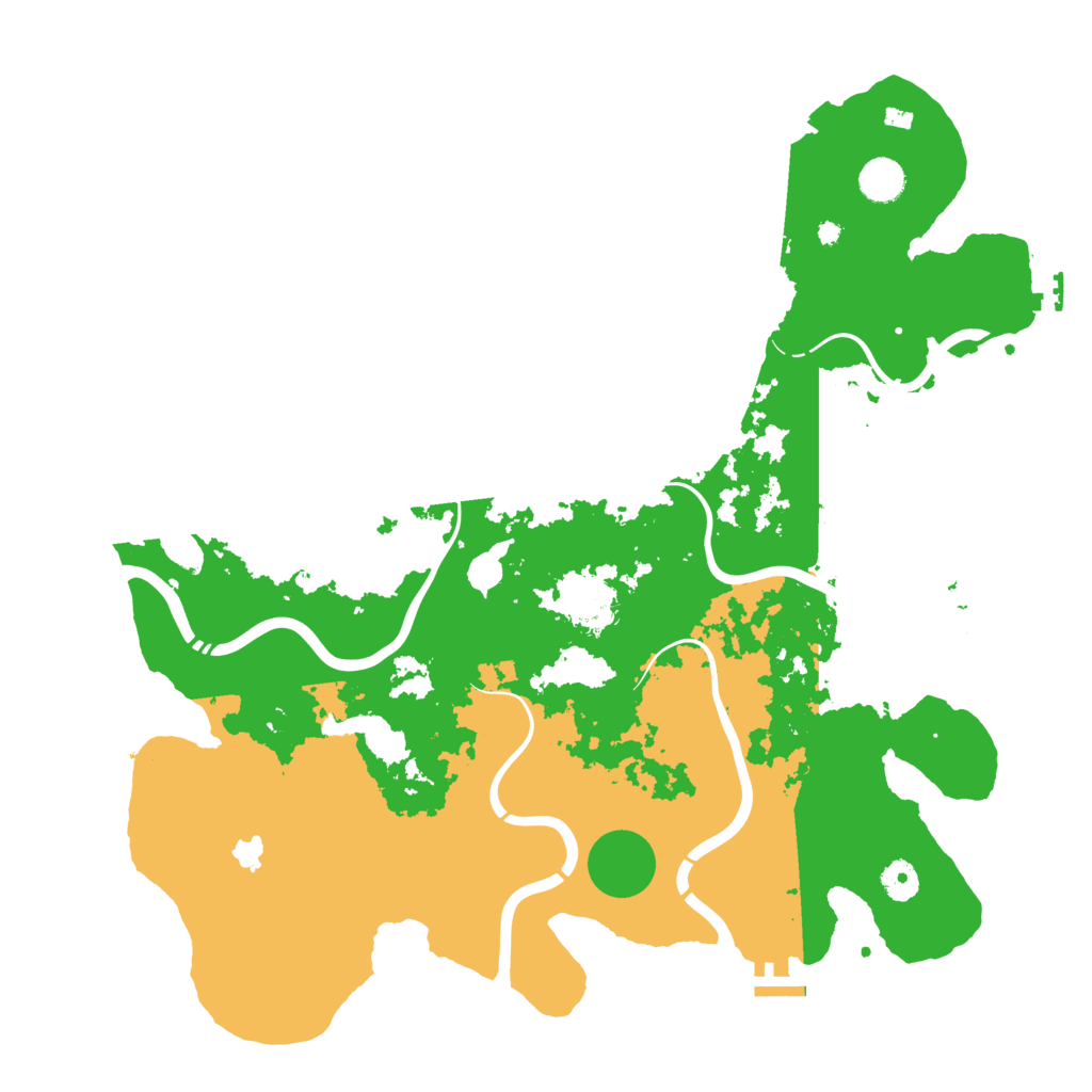 Biome Rust Map: Procedural Map, Size: 4250, Seed: 1282928921