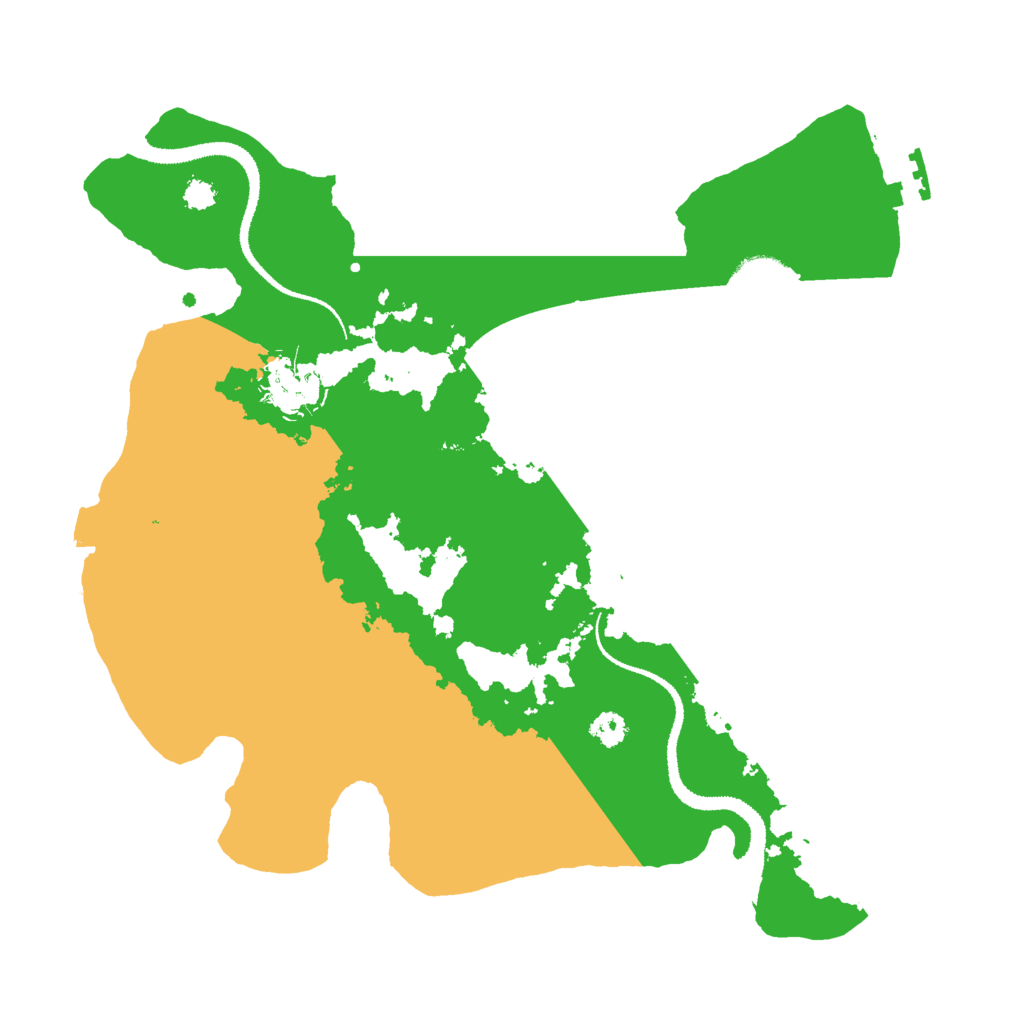 Biome Rust Map: Procedural Map, Size: 3000, Seed: 692954201