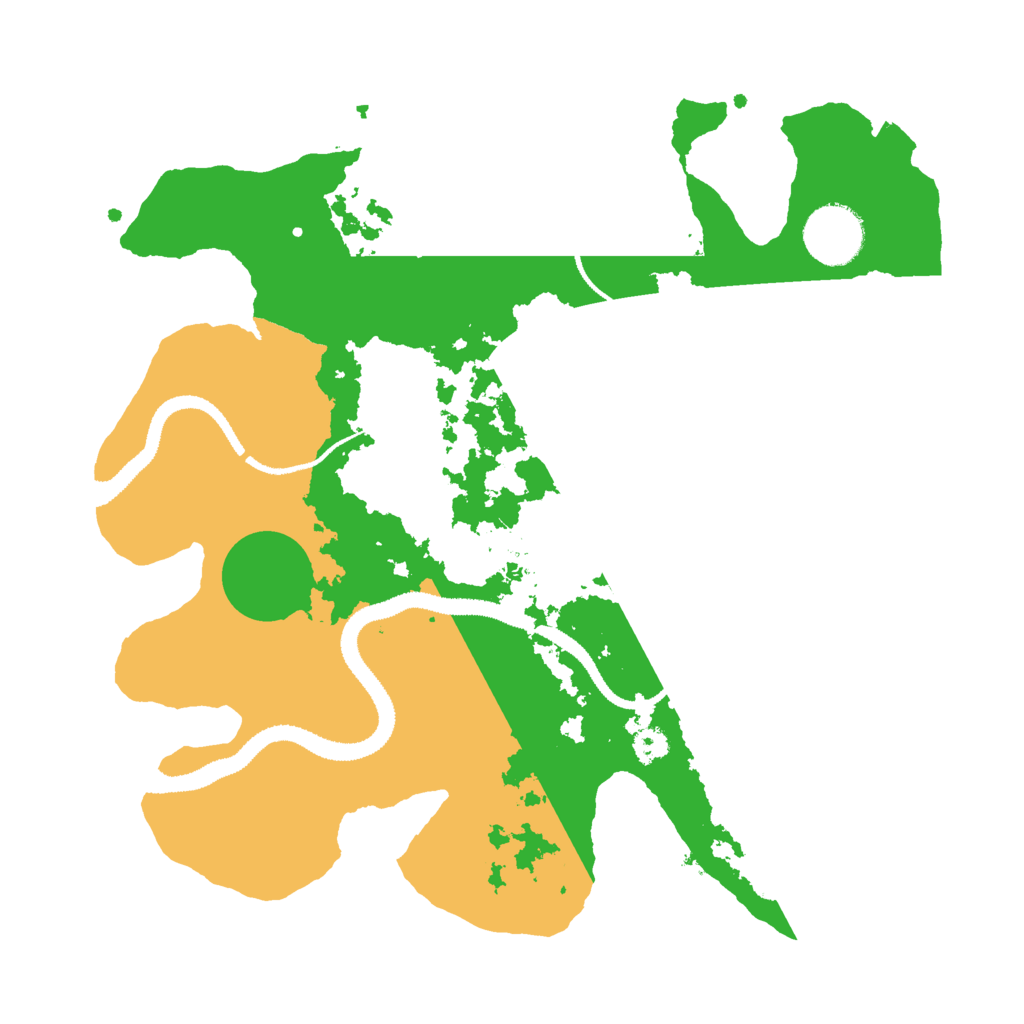 Biome Rust Map: Procedural Map, Size: 3000, Seed: 14056