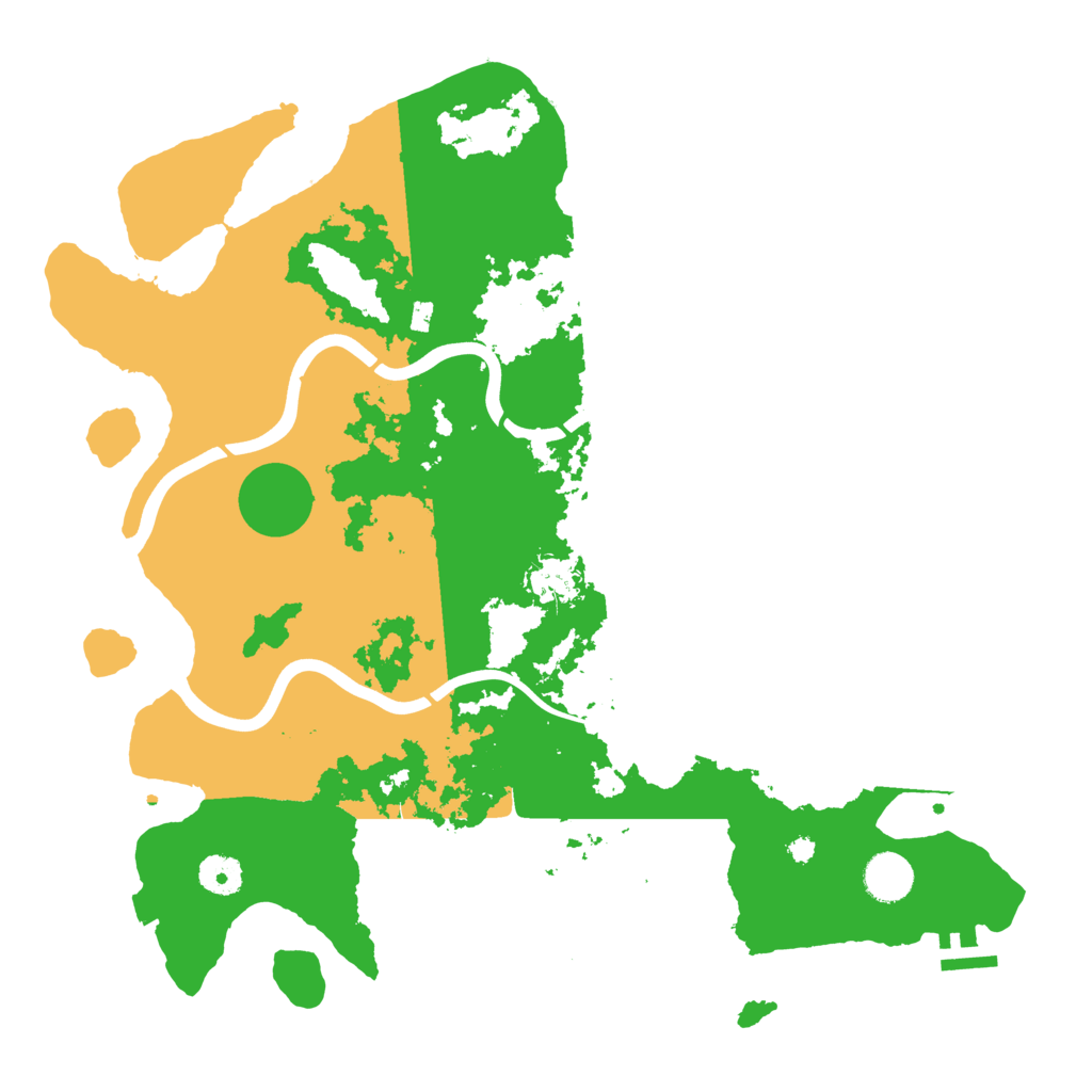 Biome Rust Map: Procedural Map, Size: 3900, Seed: 28697