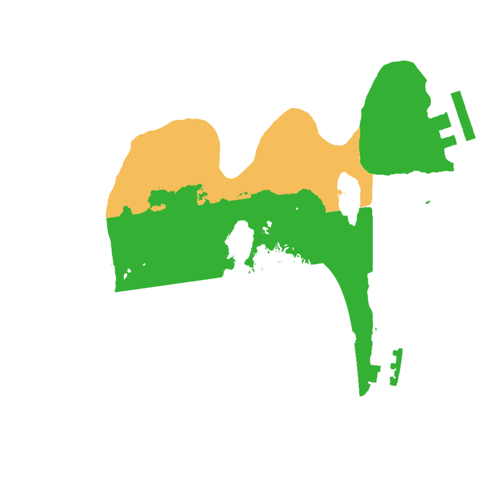 Biome Rust Map: Procedural Map, Size: 2000, Seed: 198694301