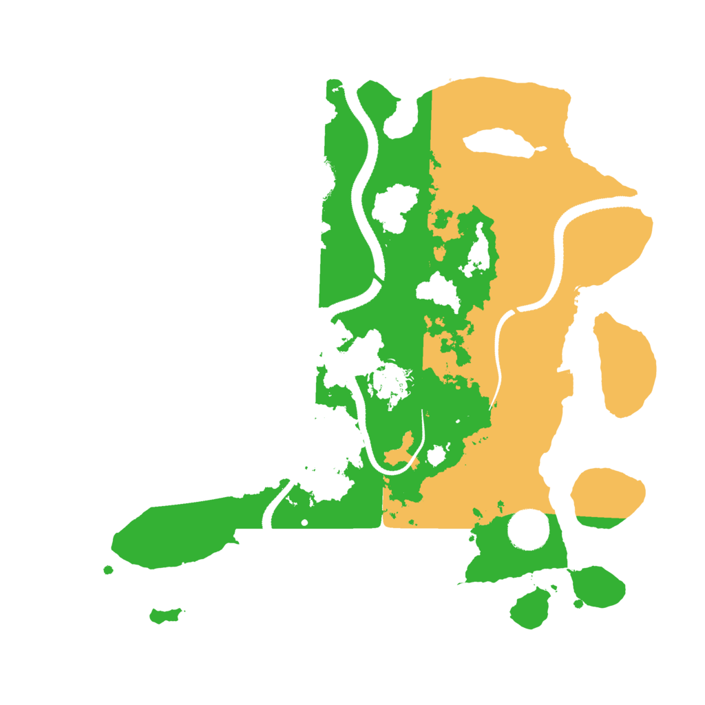 Biome Rust Map: Procedural Map, Size: 3100, Seed: 1824174326