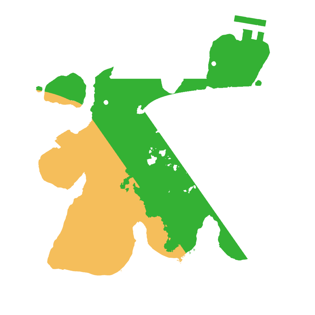 Biome Rust Map: Procedural Map, Size: 2000, Seed: 670459028