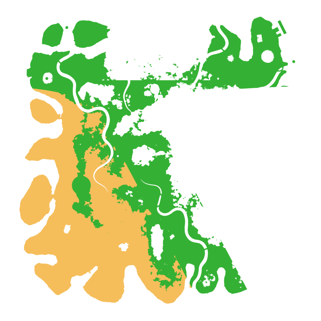 Biome Rust Map: Procedural Map, Size: 4500, Seed: 14056