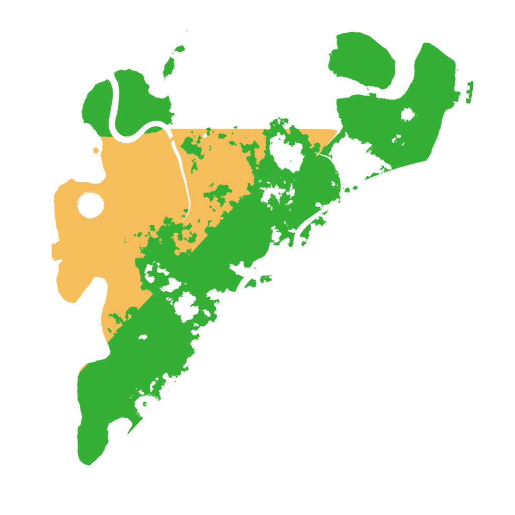 Biome Rust Map: Procedural Map, Size: 3500, Seed: 1376674452