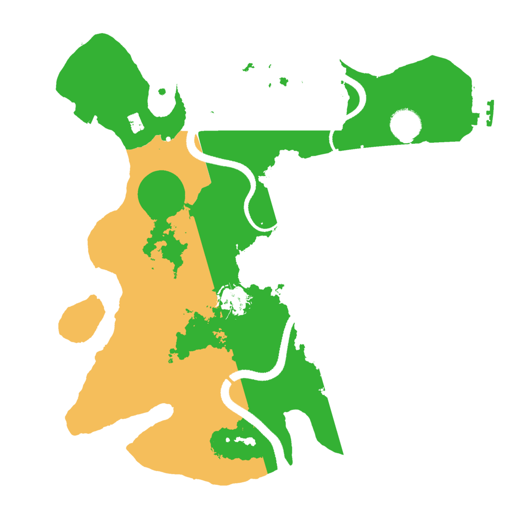 Biome Rust Map: Procedural Map, Size: 3000, Seed: 1018677460