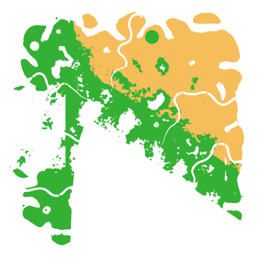 Biome Rust Map: Procedural Map, Size: 5000, Seed: 301131