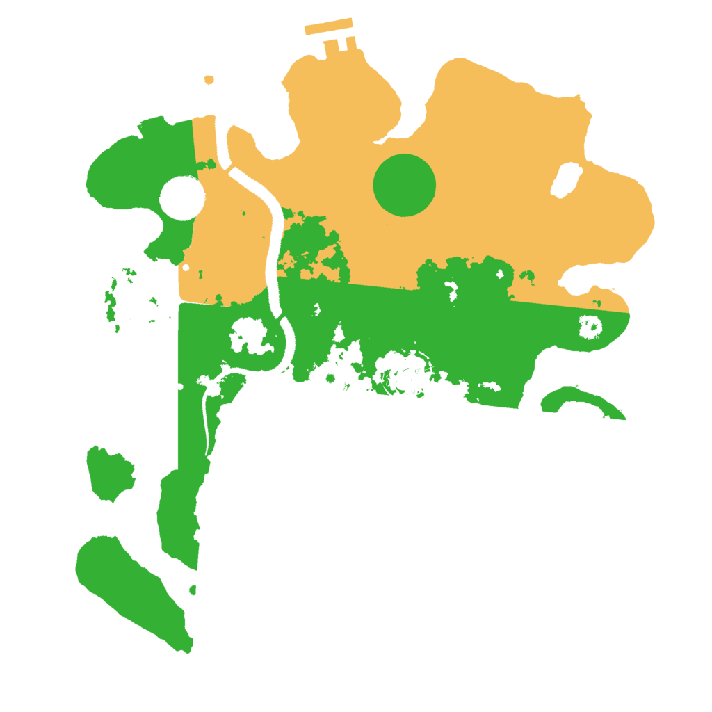 Biome Rust Map: Procedural Map, Size: 3000, Seed: 426610646