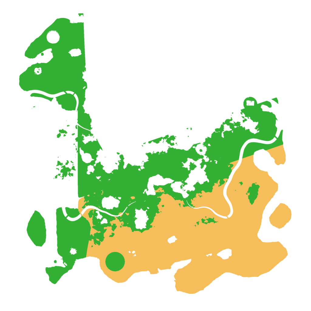 Biome Rust Map: Procedural Map, Size: 4250, Seed: 1191299796