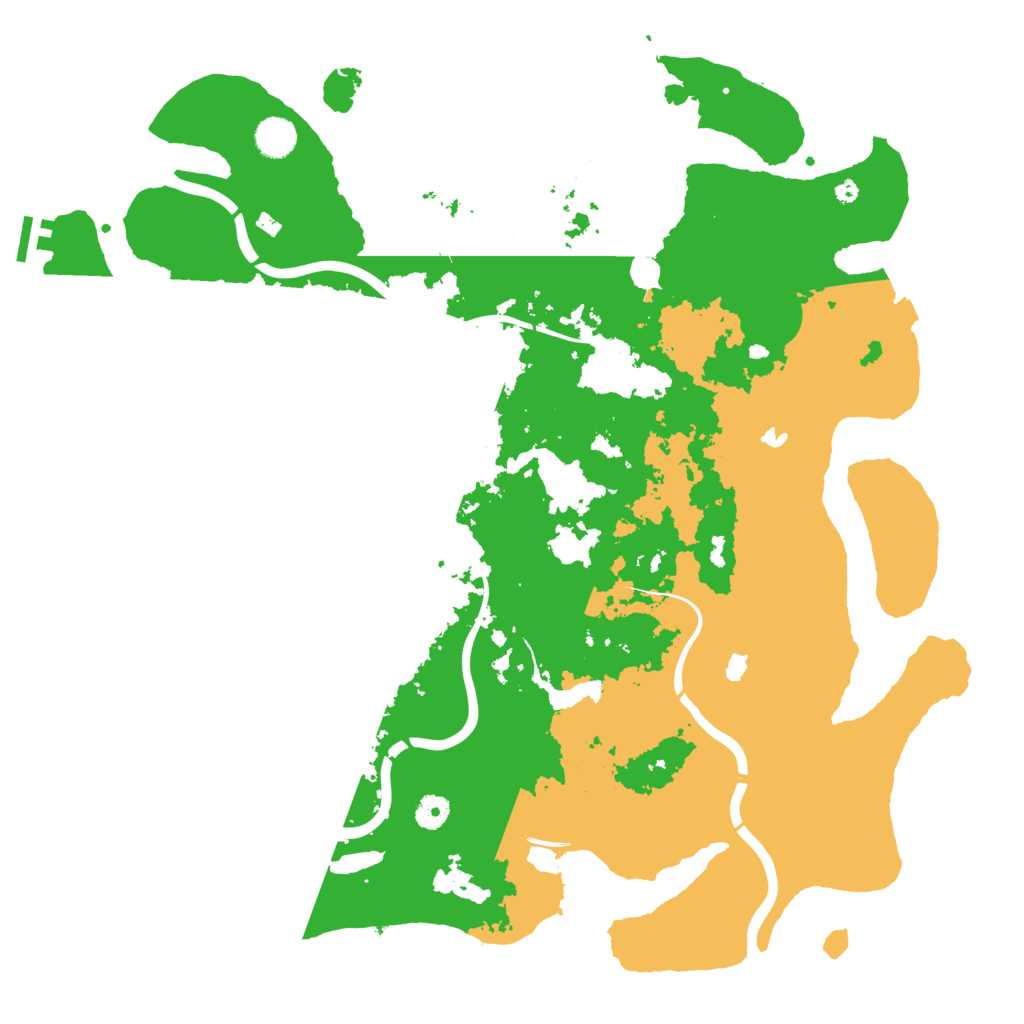 Biome Rust Map: Procedural Map, Size: 4500, Seed: 451542112
