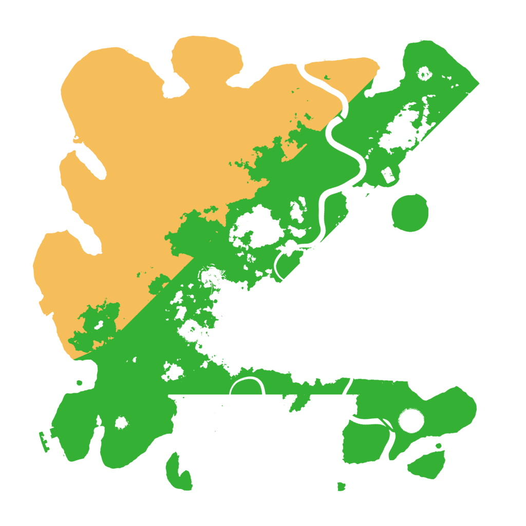 Biome Rust Map: Procedural Map, Size: 3800, Seed: 916576
