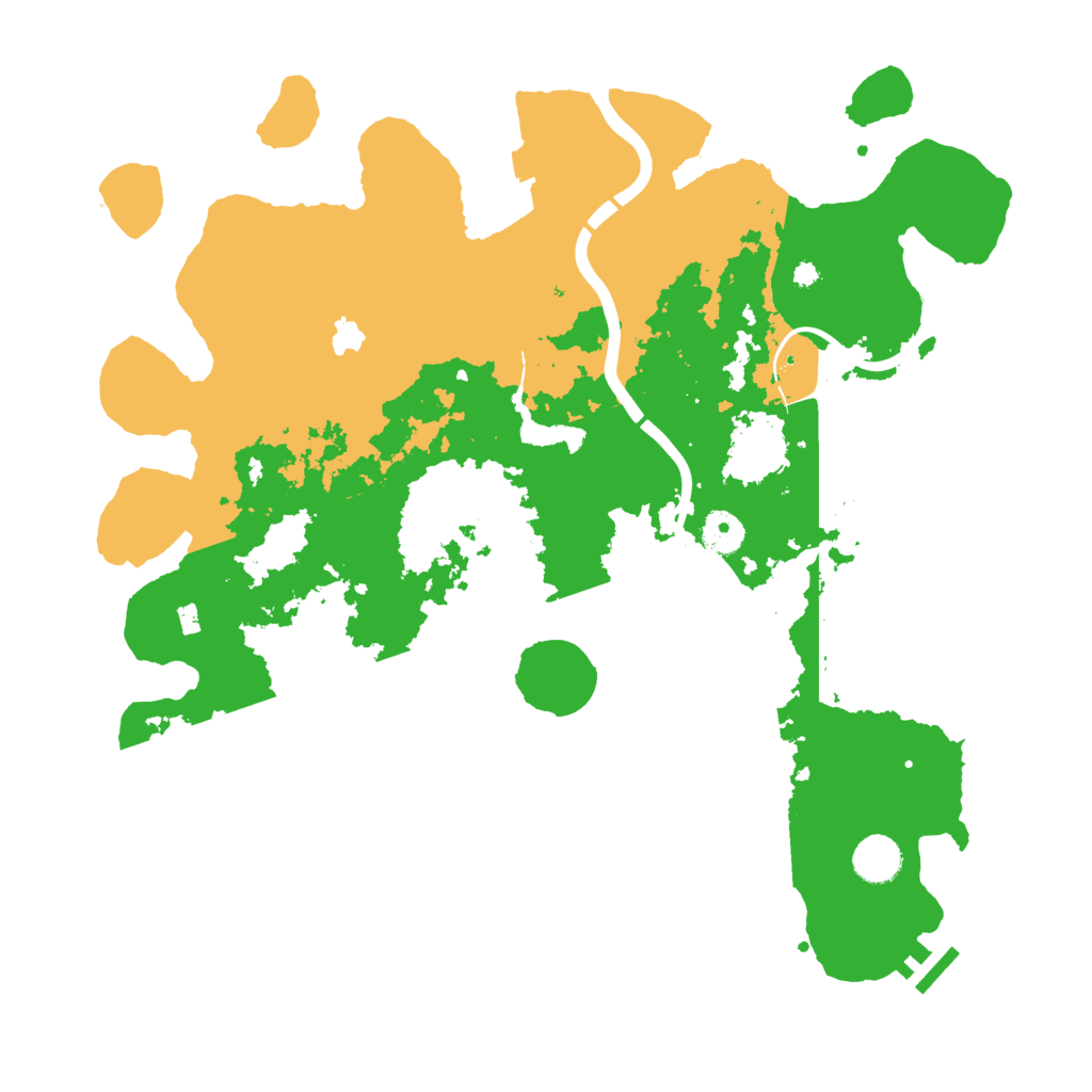 Biome Rust Map: Procedural Map, Size: 4000, Seed: 100444609