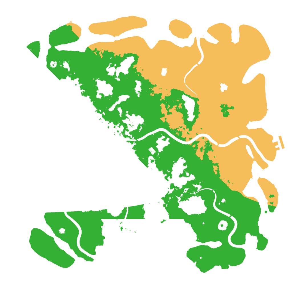 Biome Rust Map: Procedural Map, Size: 4500, Seed: 425088628