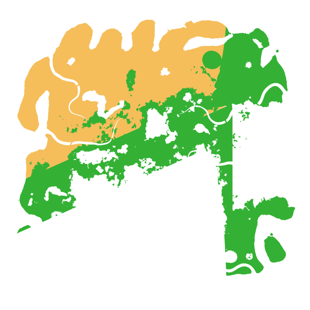 Biome Rust Map: Procedural Map, Size: 4500, Seed: 2021616337
