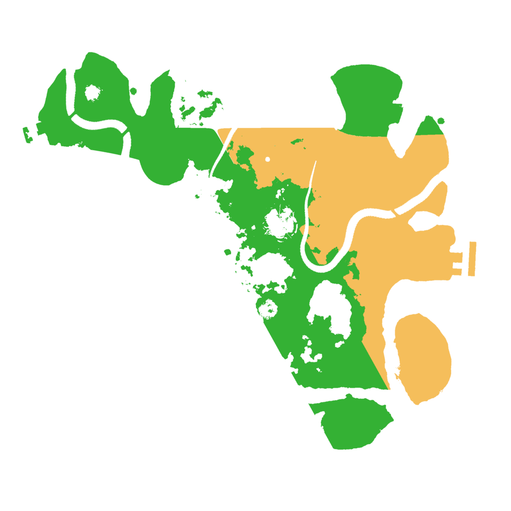 Biome Rust Map: Procedural Map, Size: 3000, Seed: 116985887