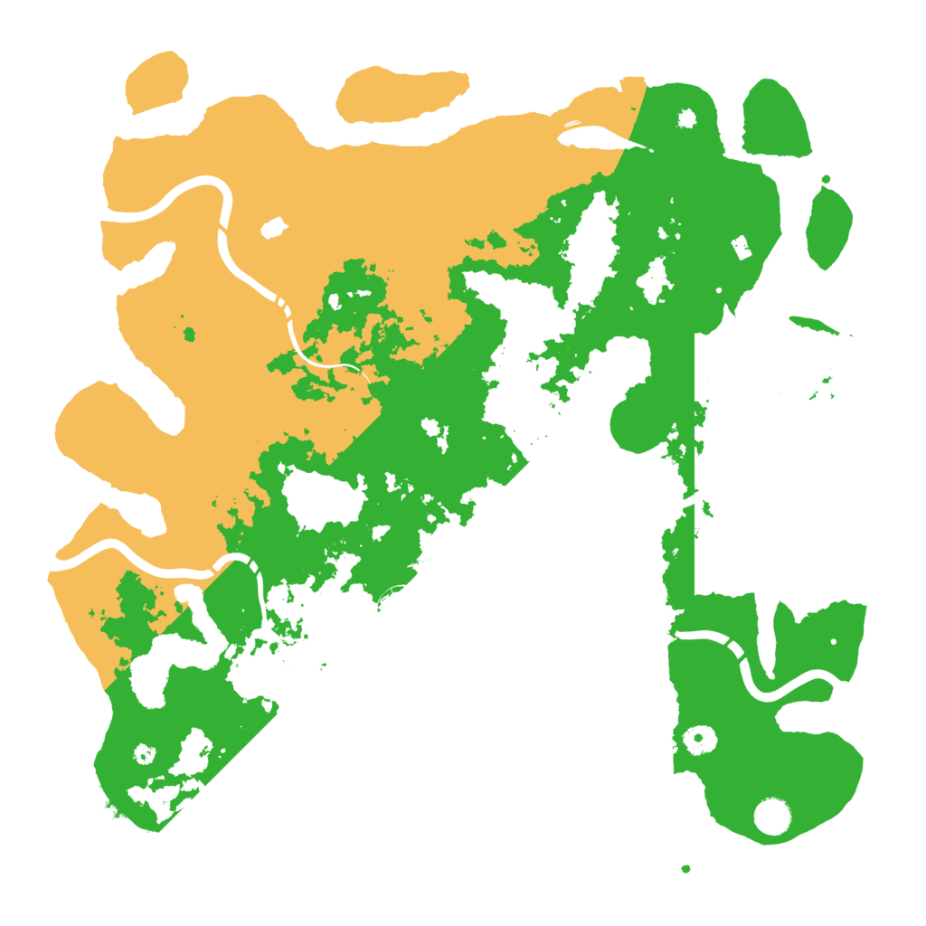 Biome Rust Map: Procedural Map, Size: 4400, Seed: 55634322