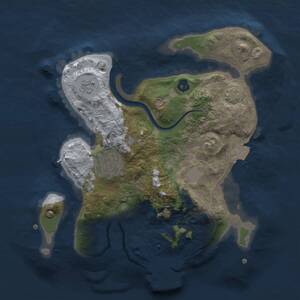 Thumbnail Rust Map: Procedural Map, Size: 2400, Seed: 2138722151, 5 Monuments