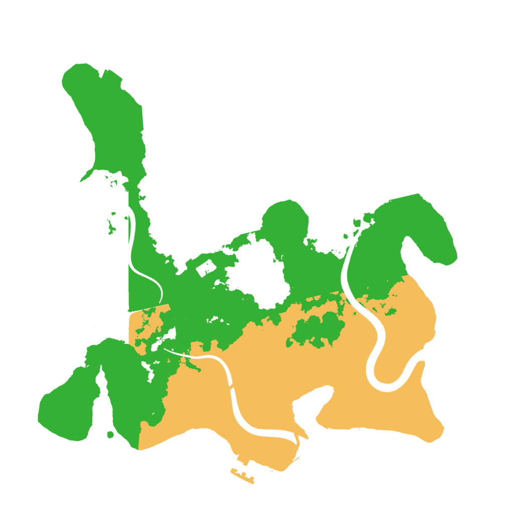 Biome Rust Map: Procedural Map, Size: 3000, Seed: 29788