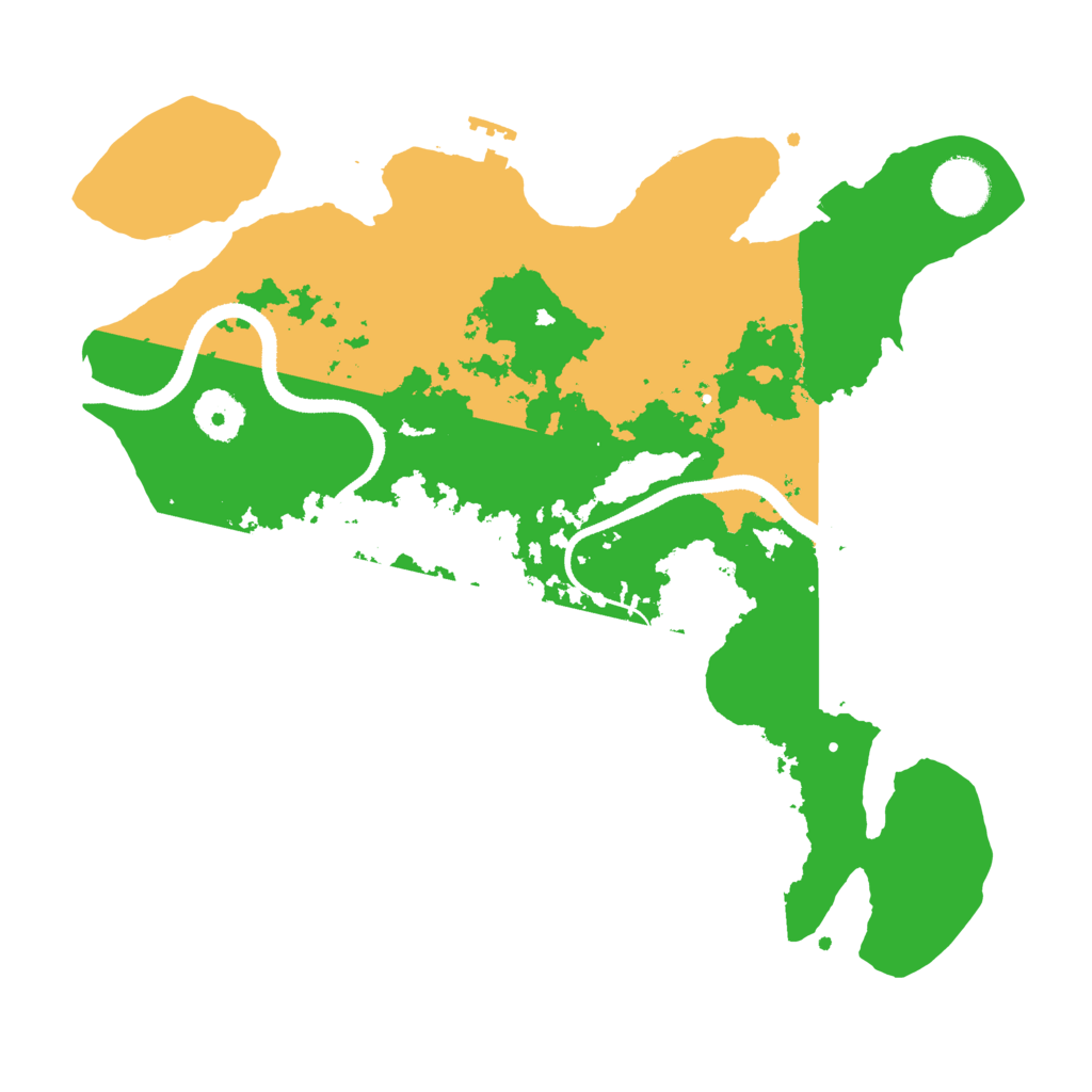 Biome Rust Map: Procedural Map, Size: 3300, Seed: 1412331251