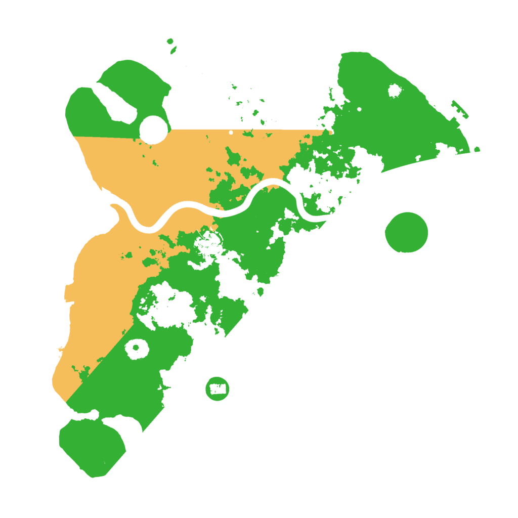 Biome Rust Map: Procedural Map, Size: 3500, Seed: 8432181