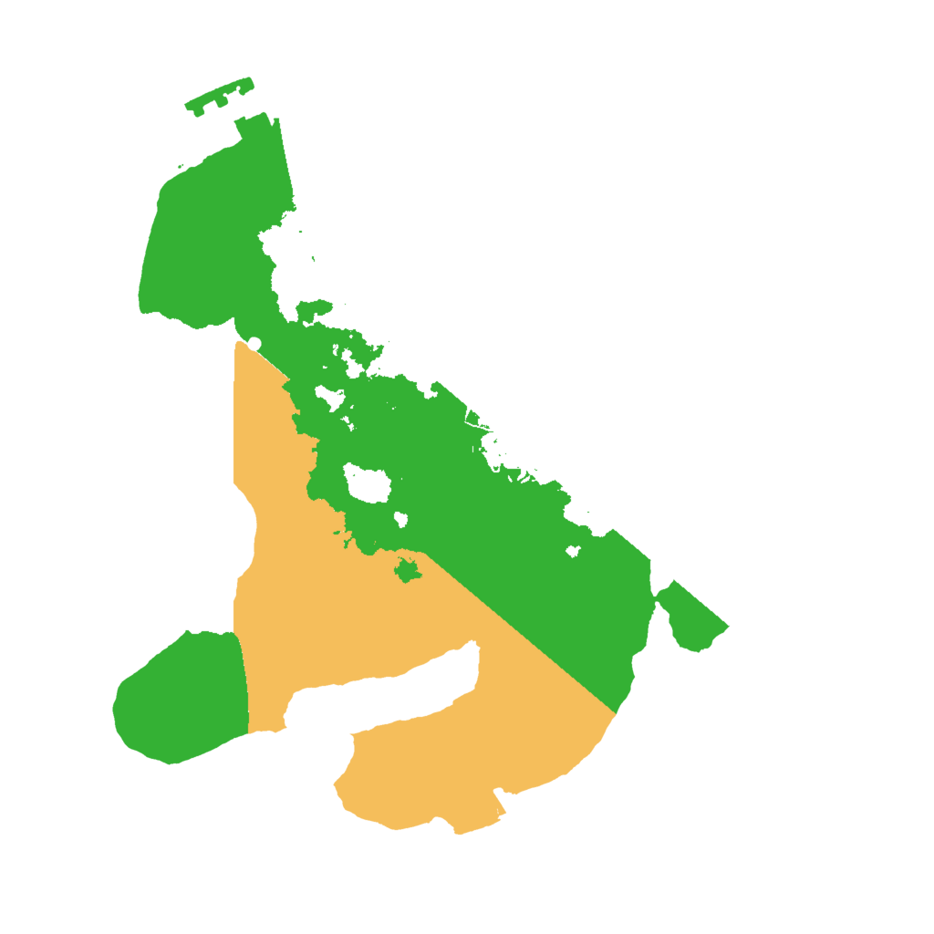 Biome Rust Map: Procedural Map, Size: 2000, Seed: 552762