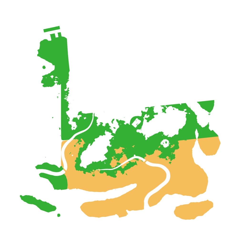 Biome Rust Map: Procedural Map, Size: 3000, Seed: 72354697