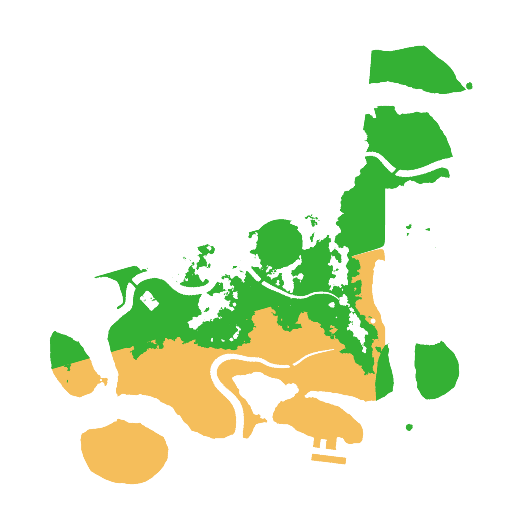 Biome Rust Map: Procedural Map, Size: 3000, Seed: 14241