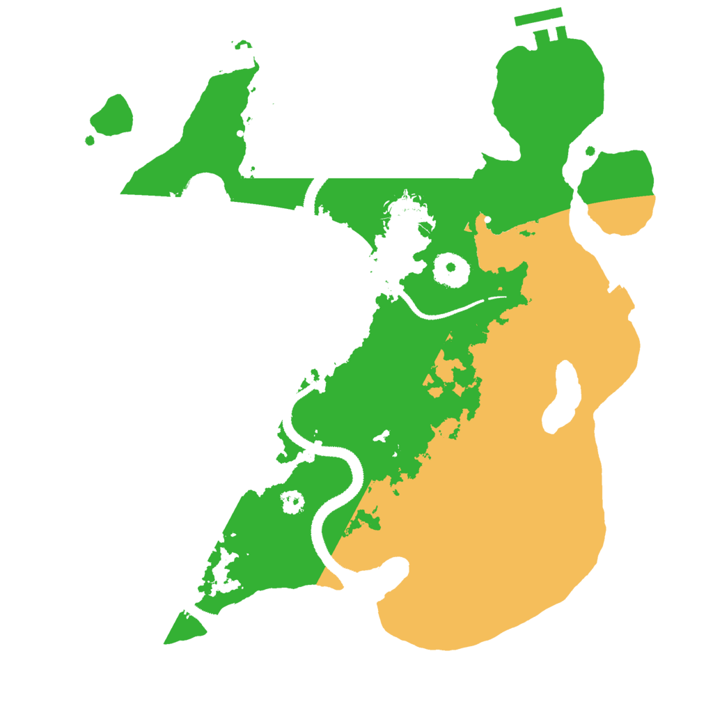 Biome Rust Map: Procedural Map, Size: 3000, Seed: 451621594