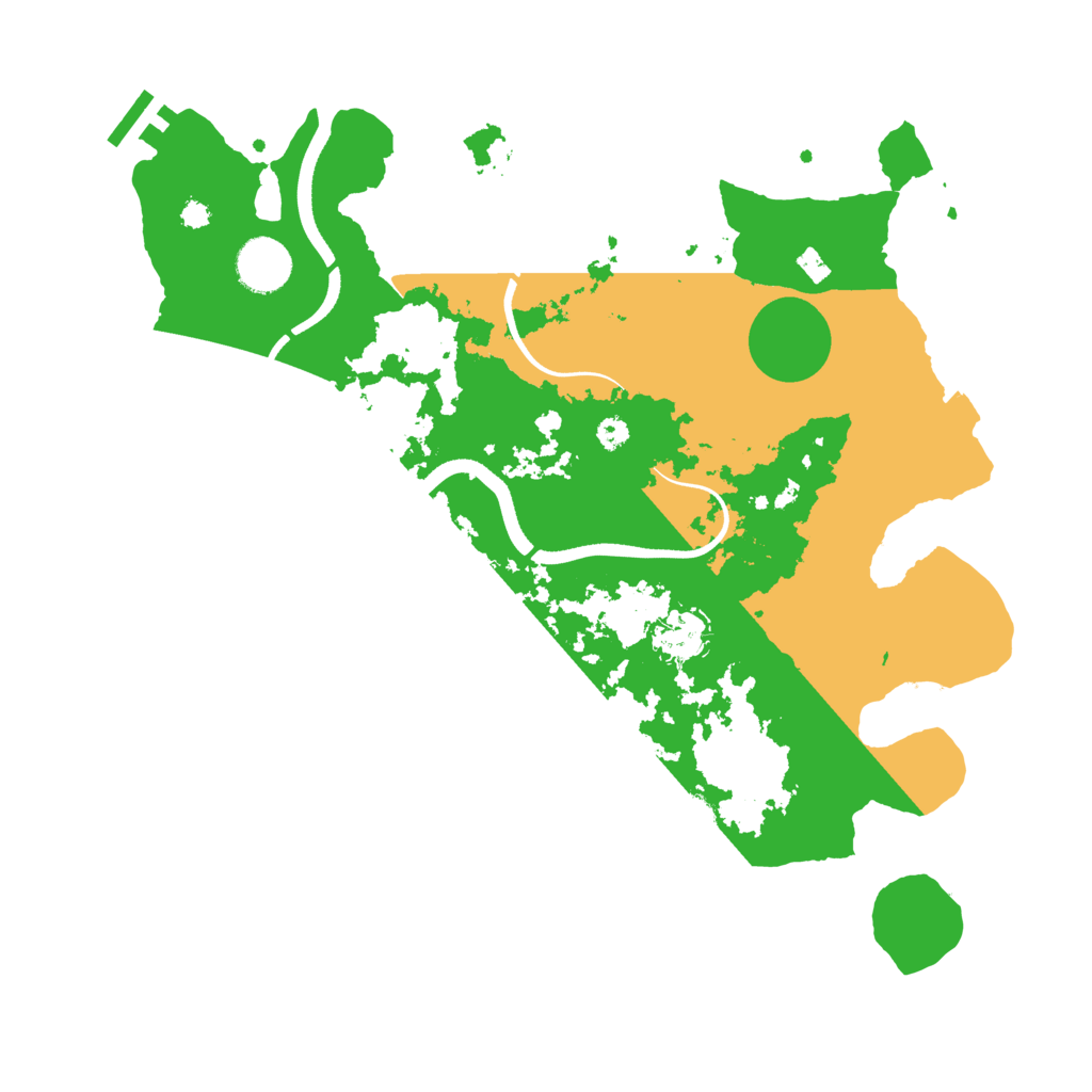 Biome Rust Map: Procedural Map, Size: 3500, Seed: 966044940