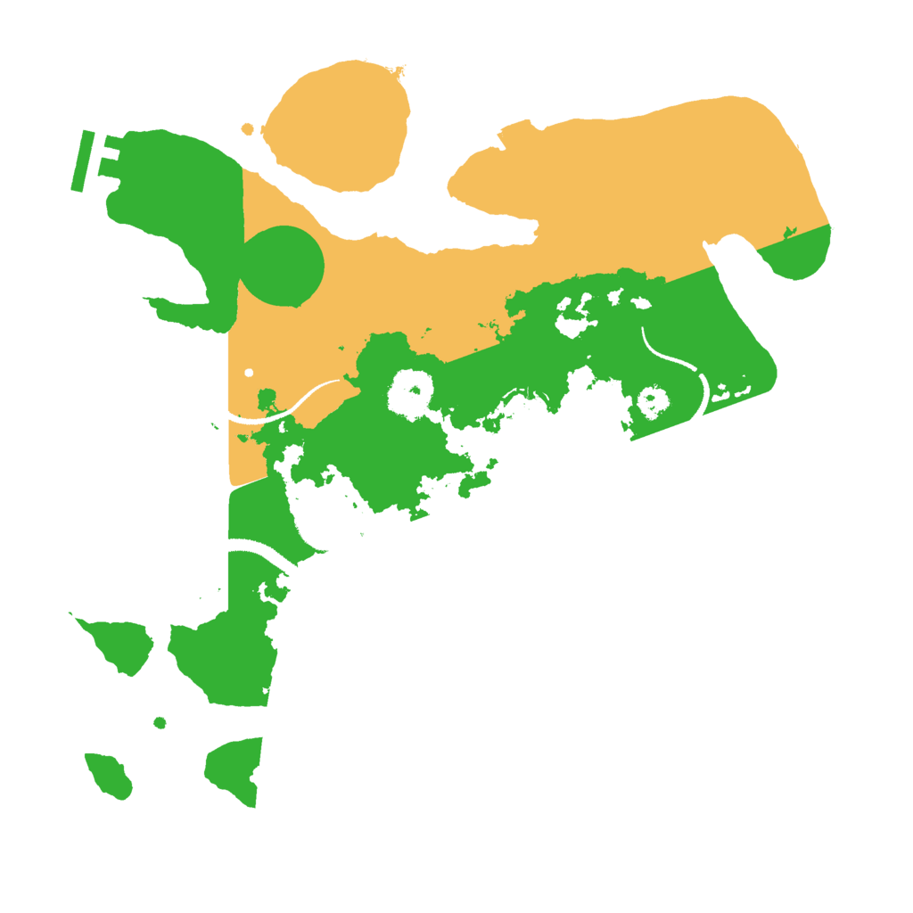 Biome Rust Map: Procedural Map, Size: 3000, Seed: 6575