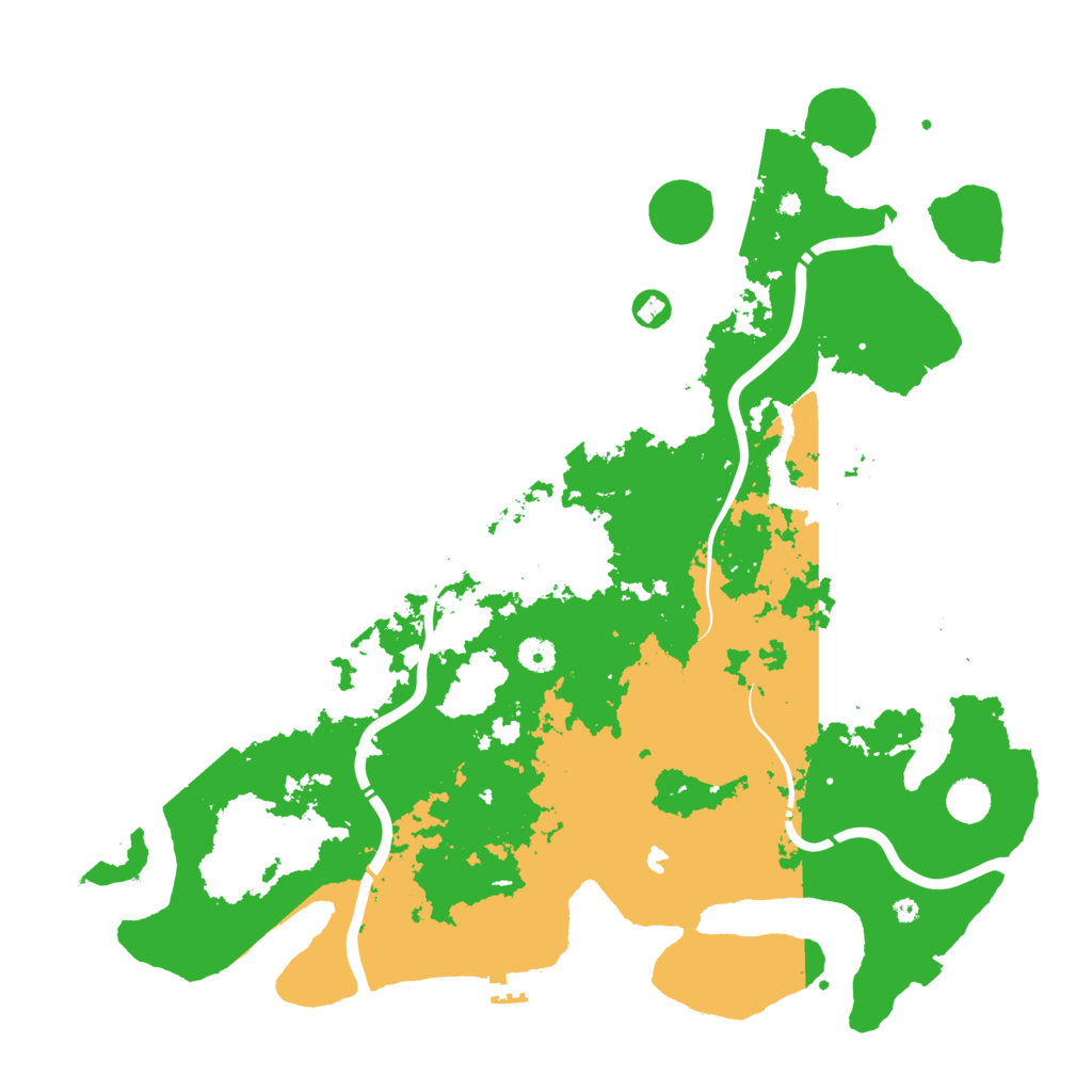 Biome Rust Map: Procedural Map, Size: 4500, Seed: 1818