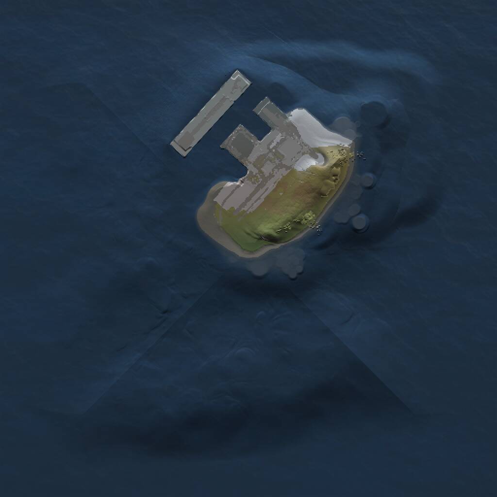 Rust Map: Procedural Map, Size: 1000, Seed: 894433141, 2 Monuments