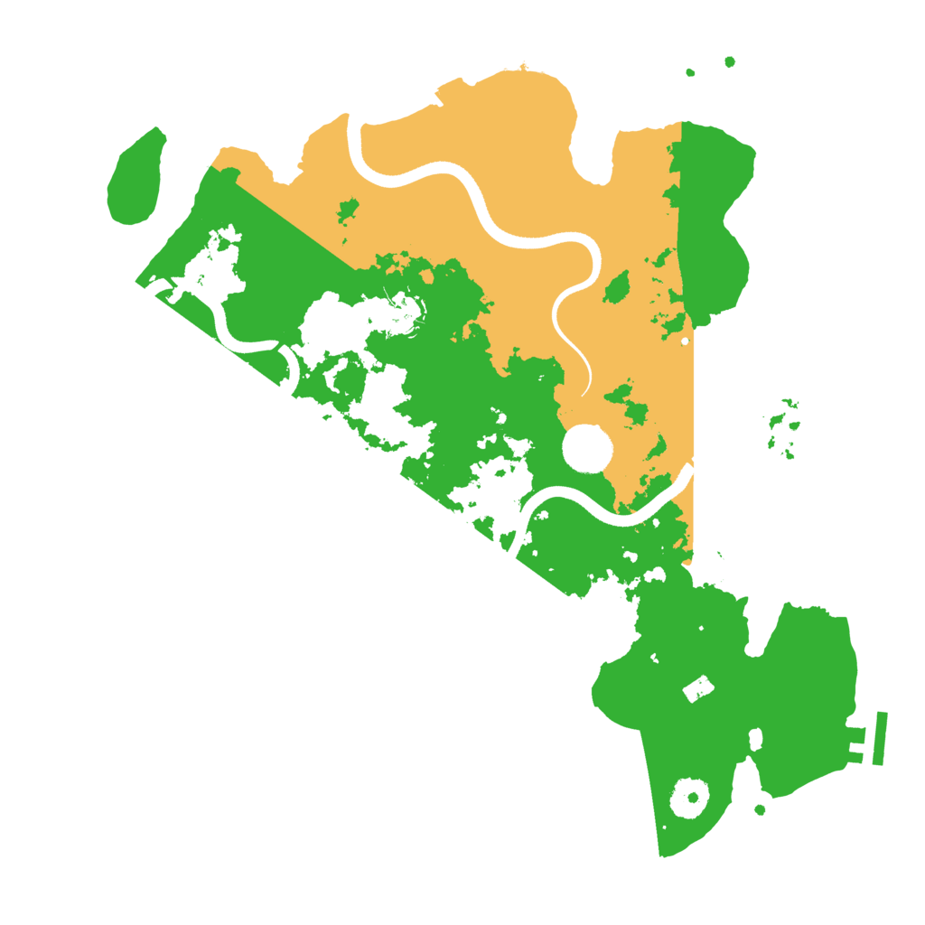 Biome Rust Map: Procedural Map, Size: 3500, Seed: 220374218