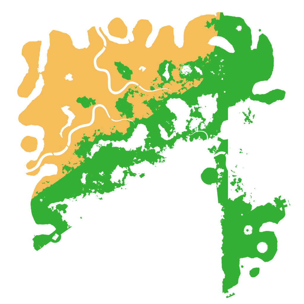 Biome Rust Map: Procedural Map, Size: 5000, Seed: 245566470