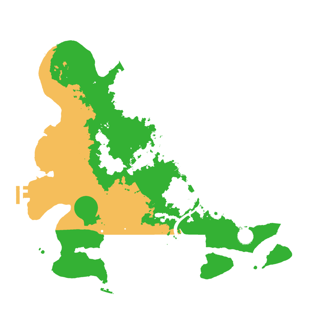Biome Rust Map: Procedural Map, Size: 3500, Seed: 167991448