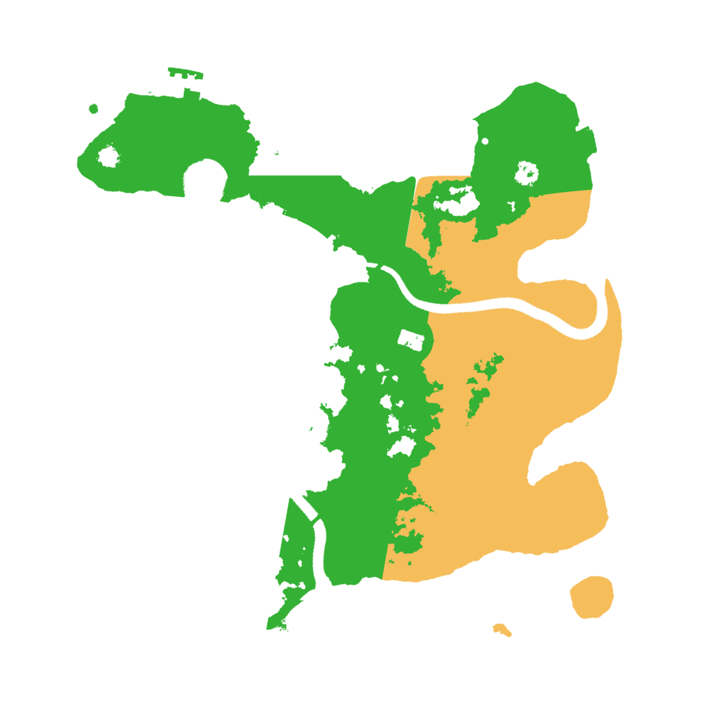Biome Rust Map: Procedural Map, Size: 3000, Seed: 30709
