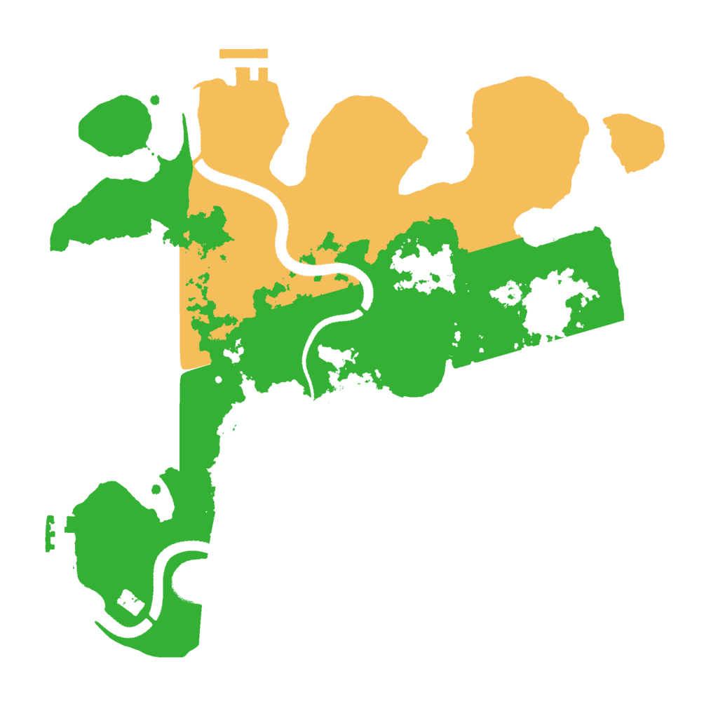 Biome Rust Map: Procedural Map, Size: 3000, Seed: 84997