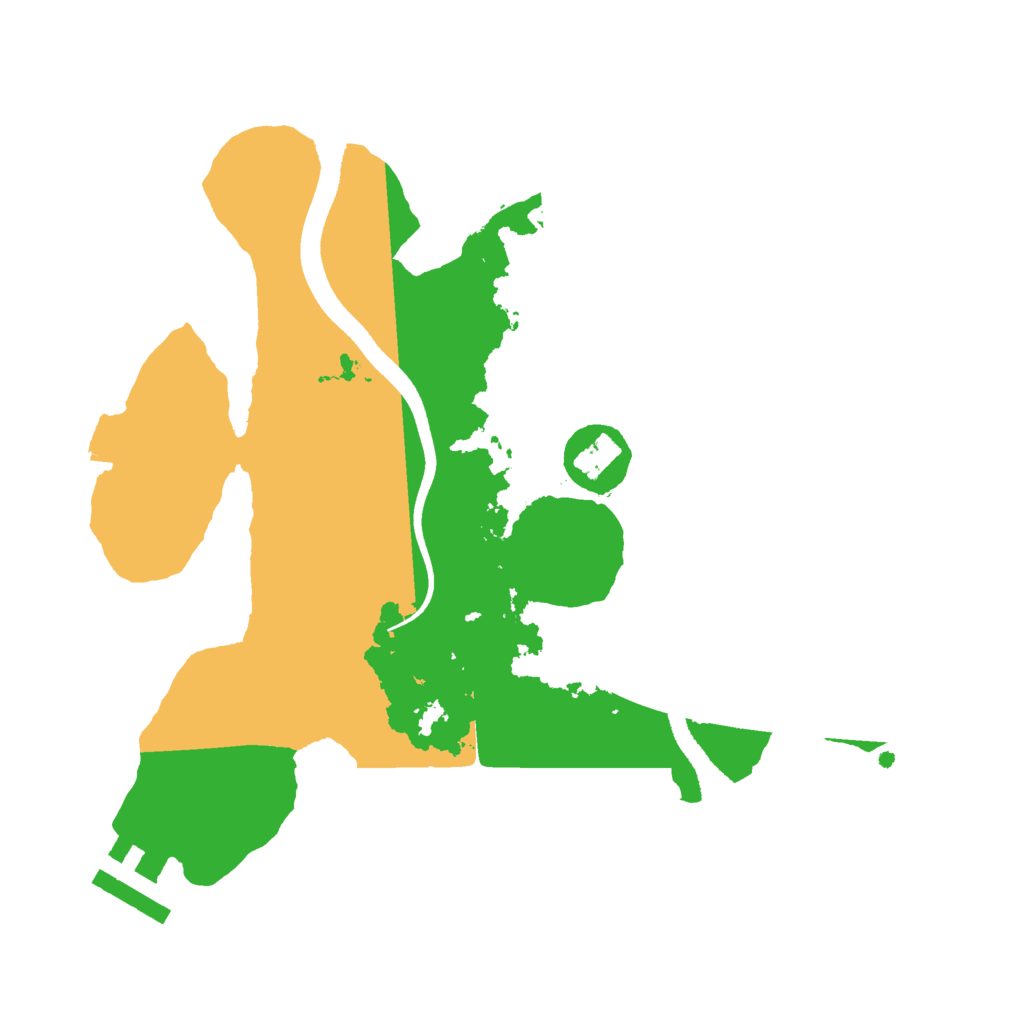 Biome Rust Map: Procedural Map, Size: 2500, Seed: 1729290260